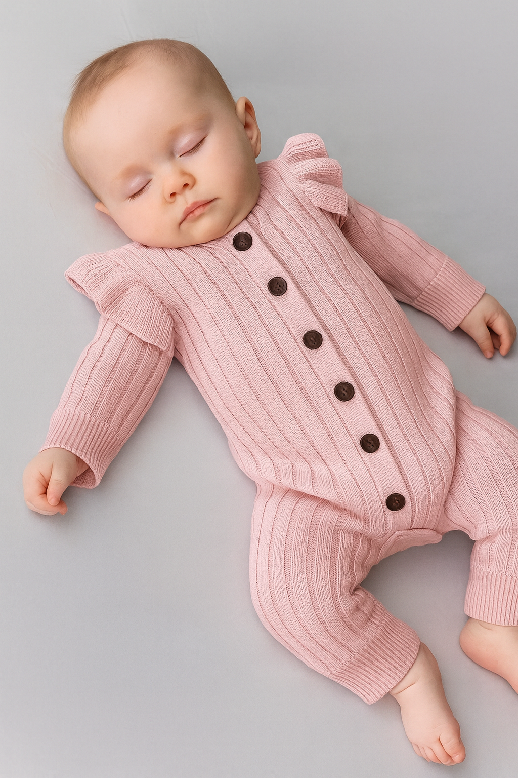 Knitted Ruffle Romper