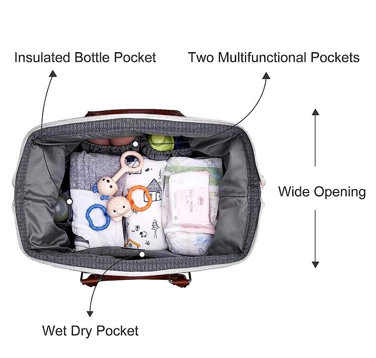 Upscale Baby Mommy Bag